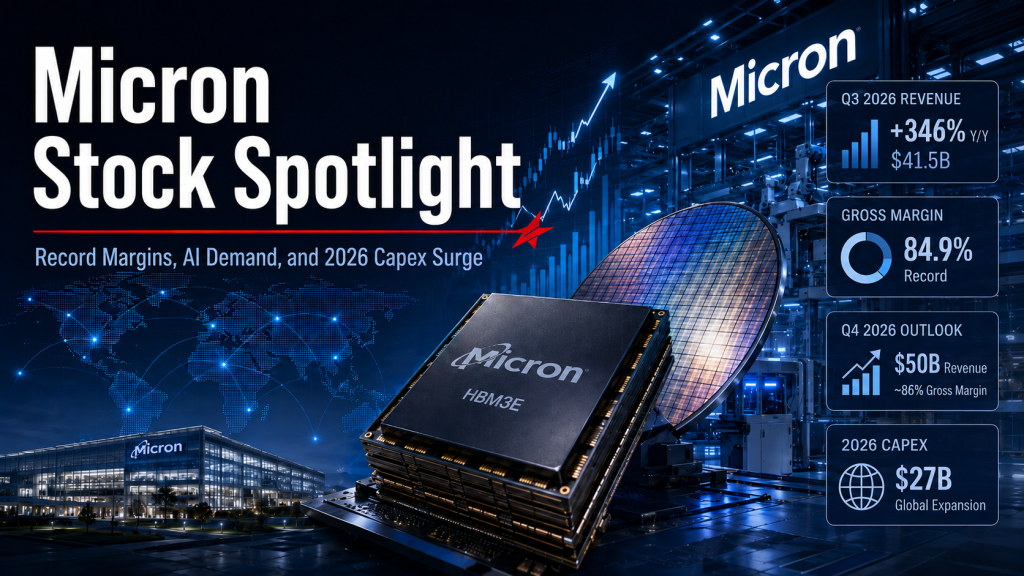 Micron Technology Stock Spotlight: Gross margins surge into uncharted territory