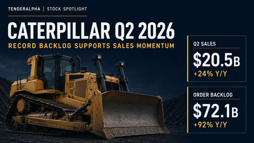Caterpillar: Strong Backlog Growth Supports Upward Sales Trajectory