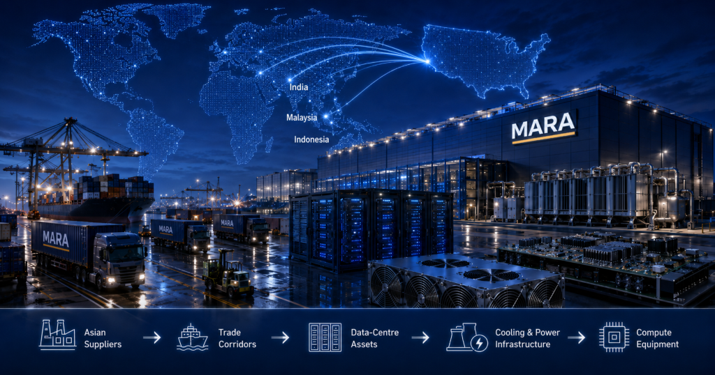 Inside MARA’s Supplier Network: Equipment Flows Behind a Data-Centre Expansion Strategy